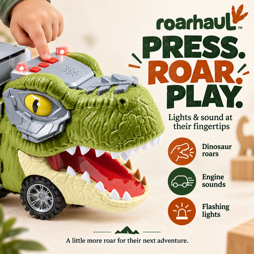 RoarHaul Dinosaur Carrier Truck